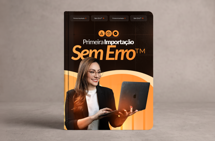 Mockup do ebook Primeira Importação Sem Erro