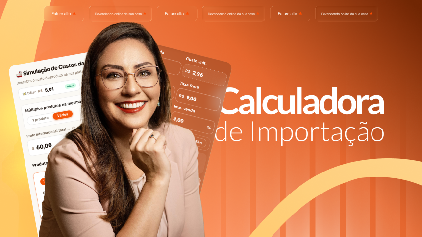 Mockup da Calculadora de Importação
