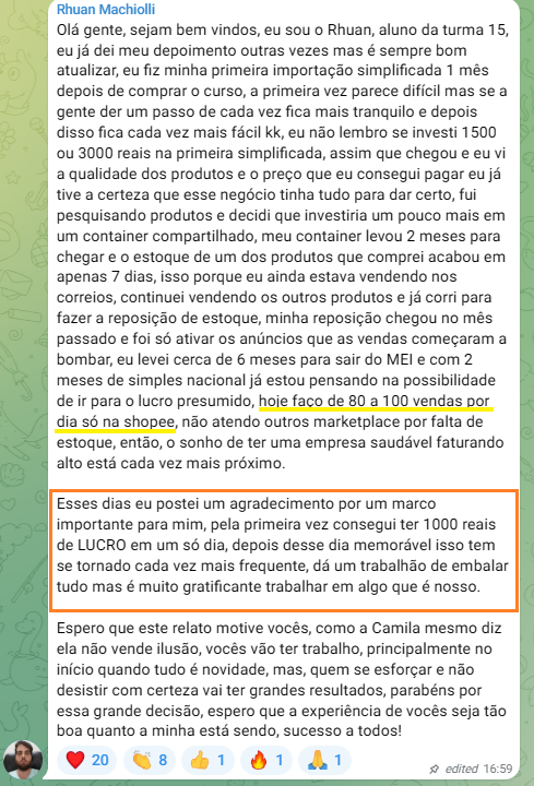 Depoimento de Rhuan, que desenquadrou do MEI em 6 meses